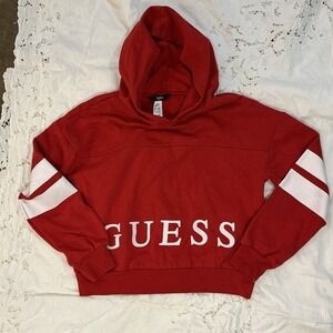 Guess Kids Red Sweatshirt Hoodie Size 10-12